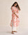 Basic Long Length Kurta - Ivory & Coral