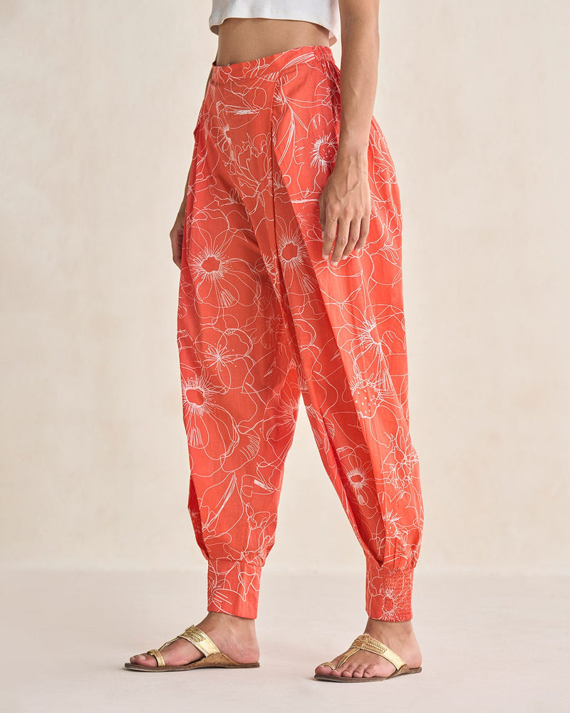 Puff Pants - Coral