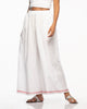 Yoi Hem Pants - White & Red
