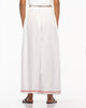 Yoi Hem Pants - White & Red