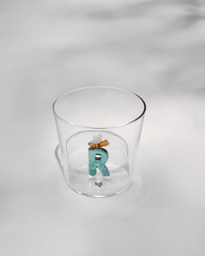 Alphabet Glass - R