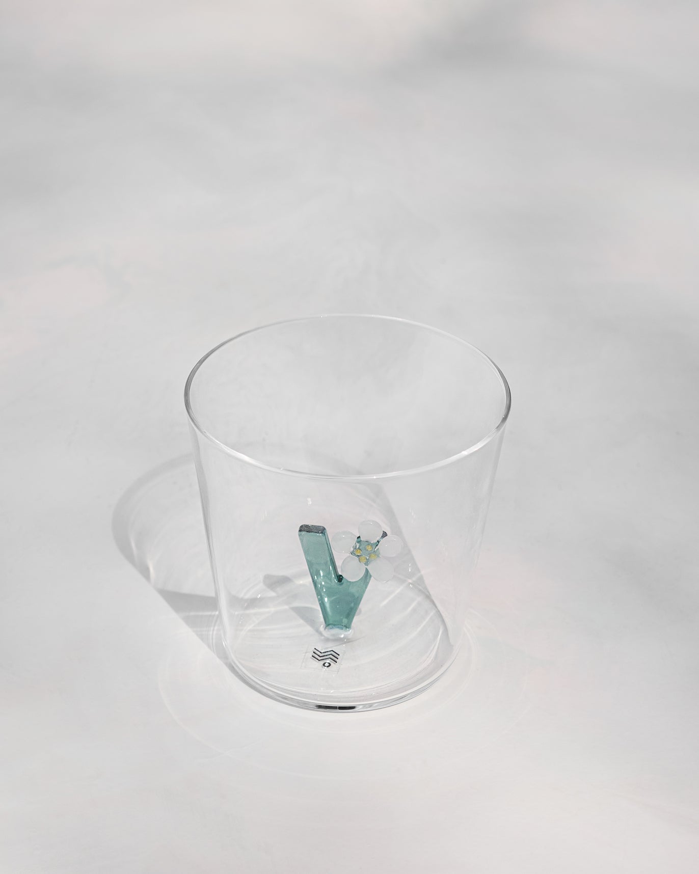 Alphabet Glass - V