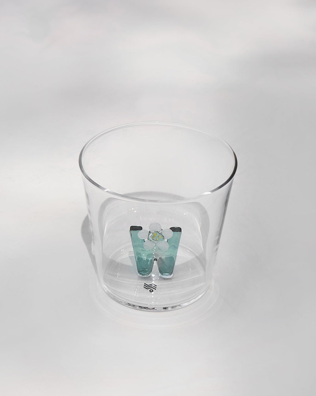 Alphabet Glass - W