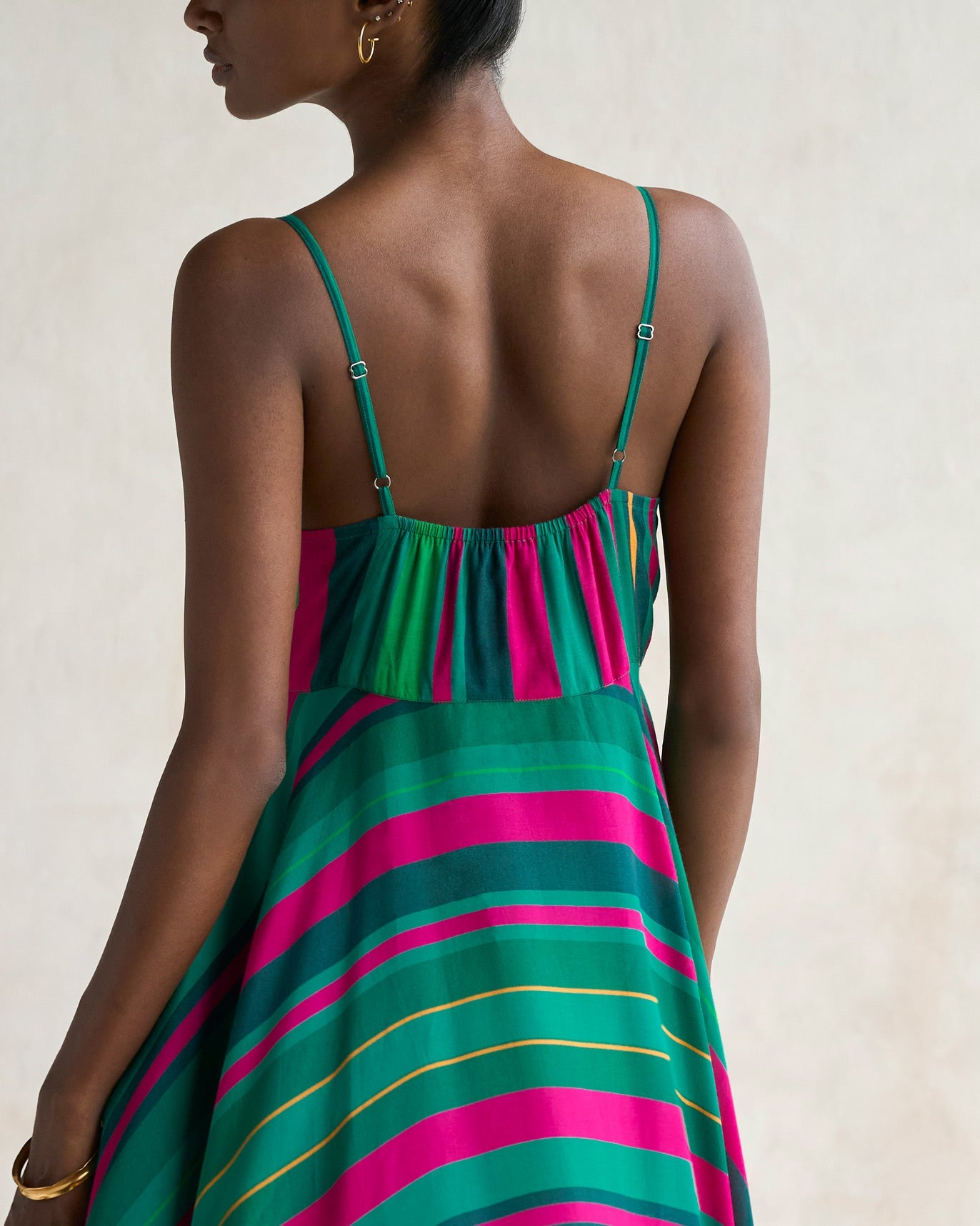 Long Strappy Dress - Multi