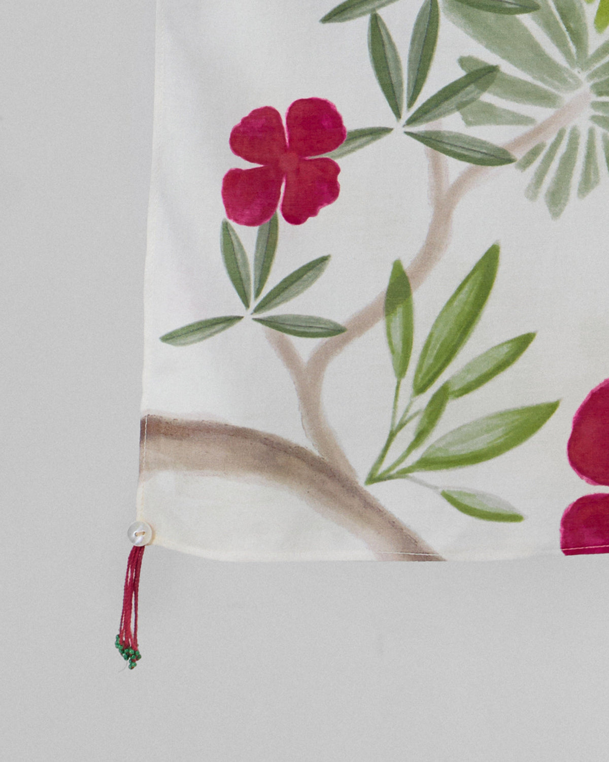 Alaya Scarf - White & Green