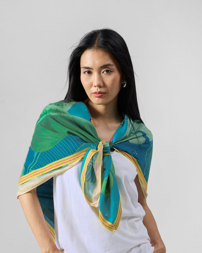 Hideaway Scarf - Green