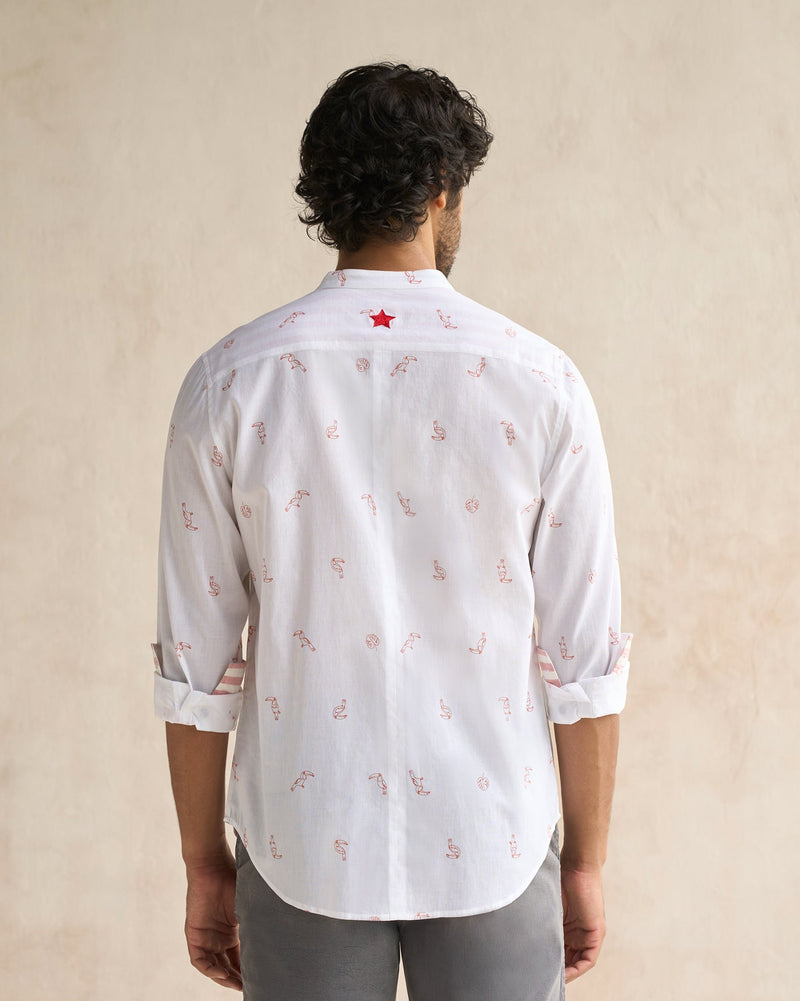 Slim Fit Shirt - White