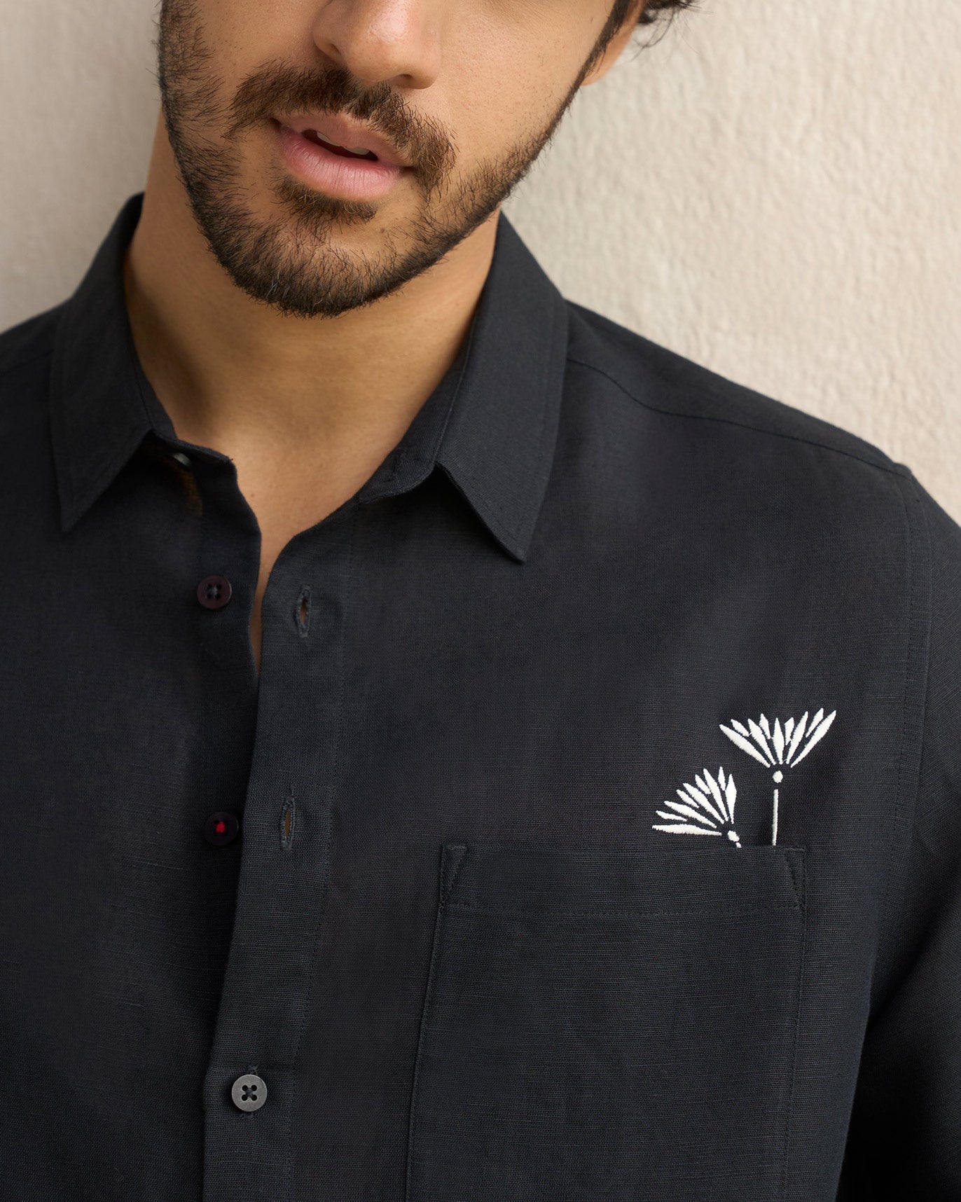 Musafir Pocket Shirt - Black