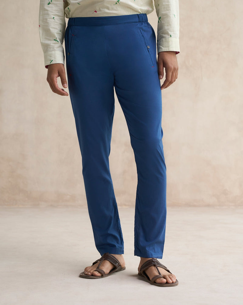 Kurta Pants - Navy