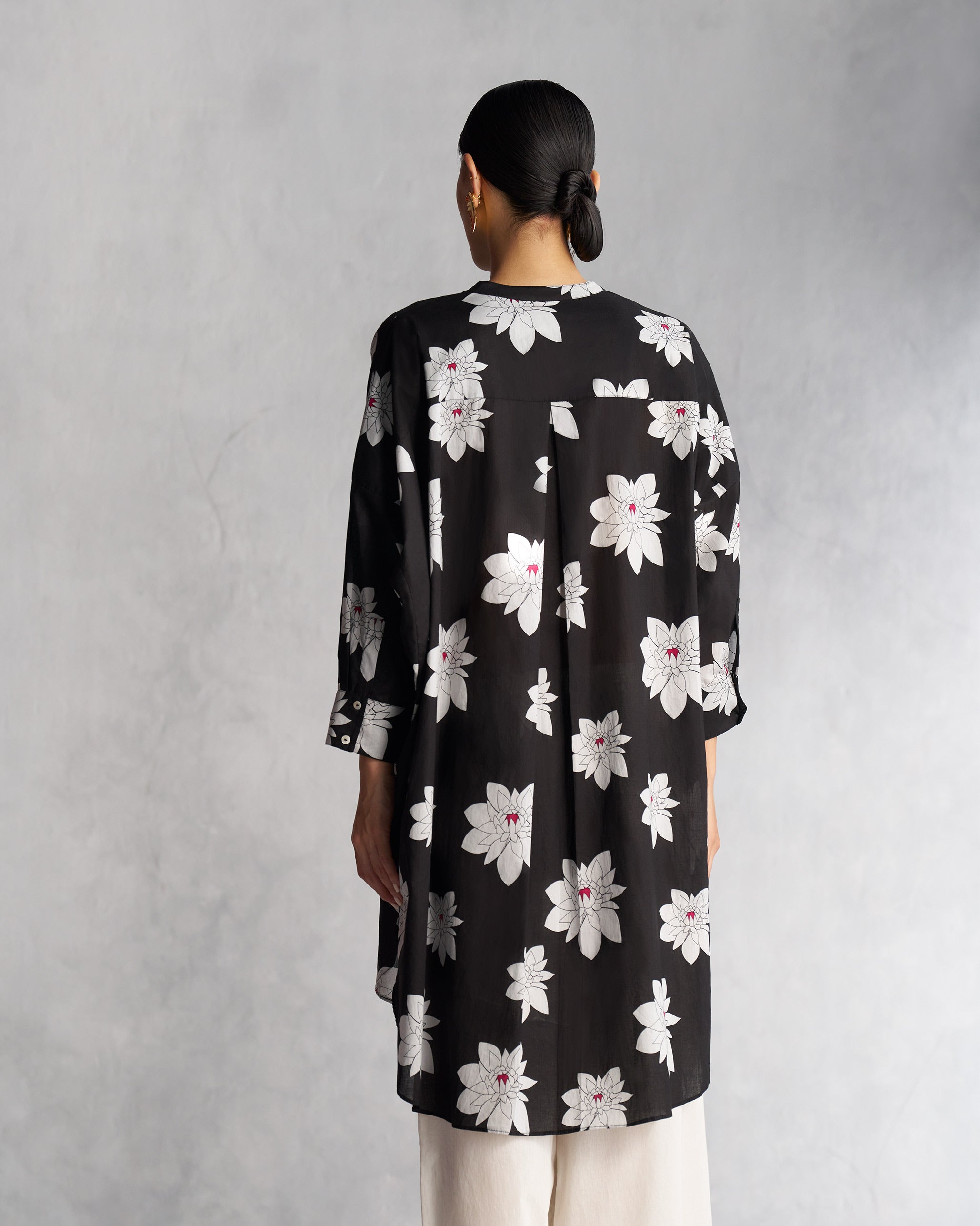 Lazy Sunday Tunic - Black
