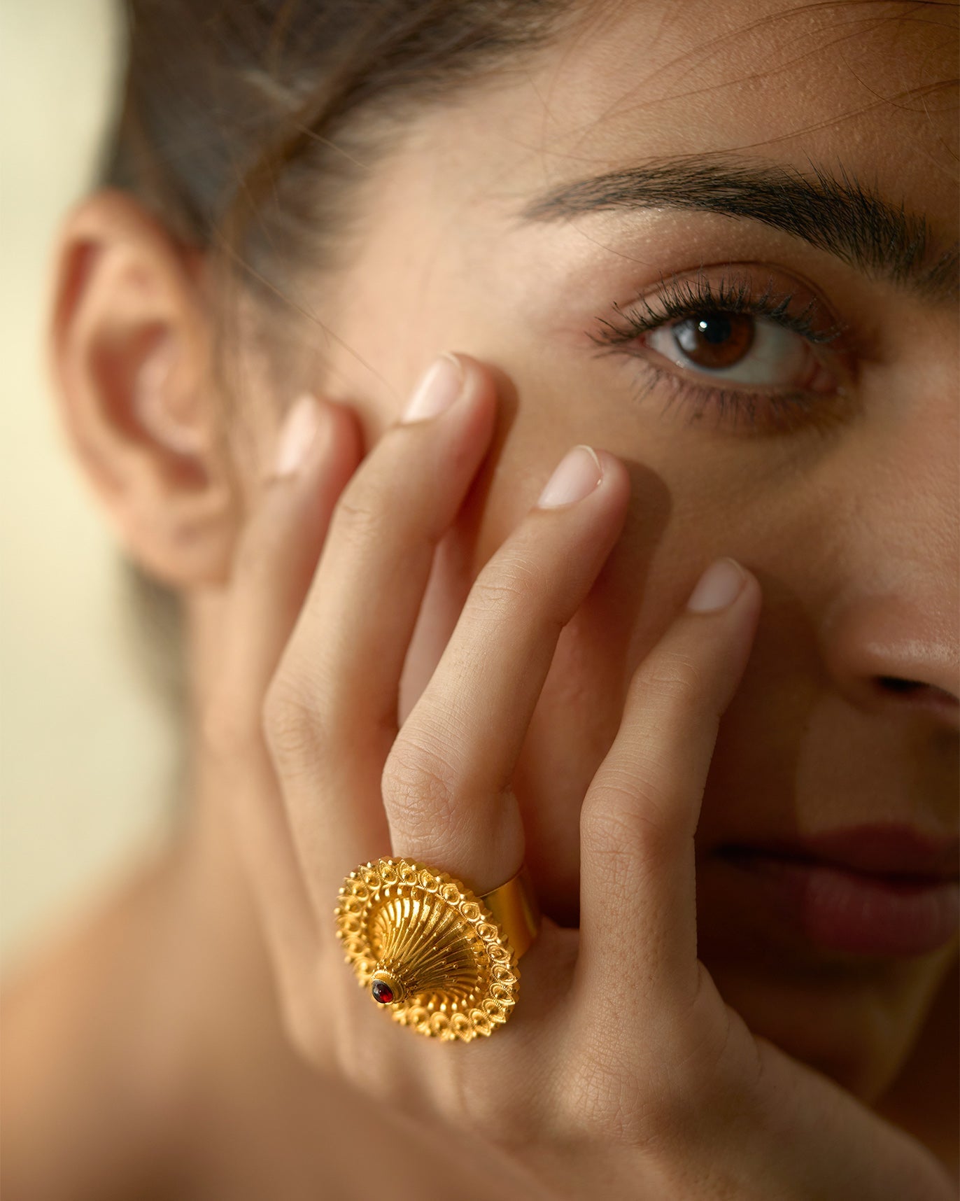 Brolly Ring - Gold
