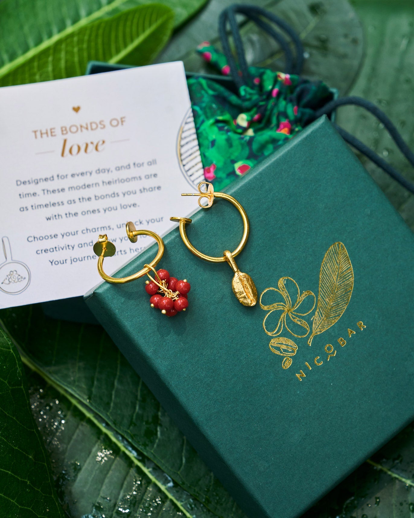 Java Earrings - Gold