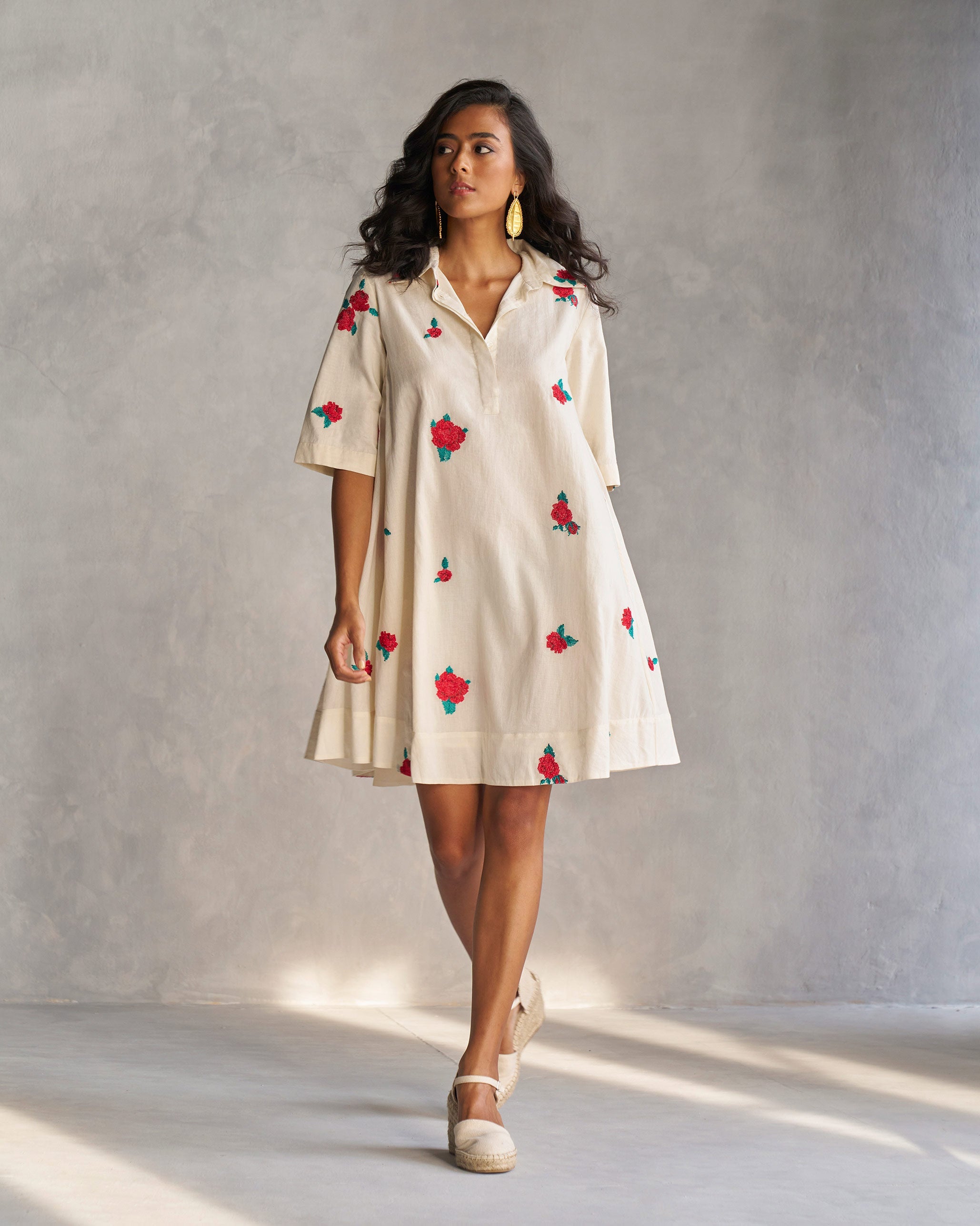 Happy Heart Dress - Ivory