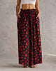 Paperbag Pants - Black & Red