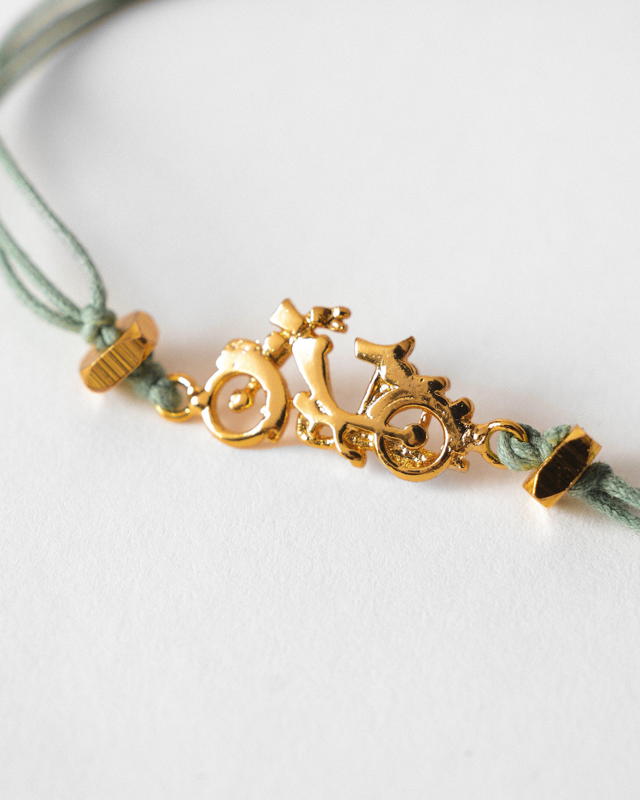 Motor Cycle Rakhi - Aqua