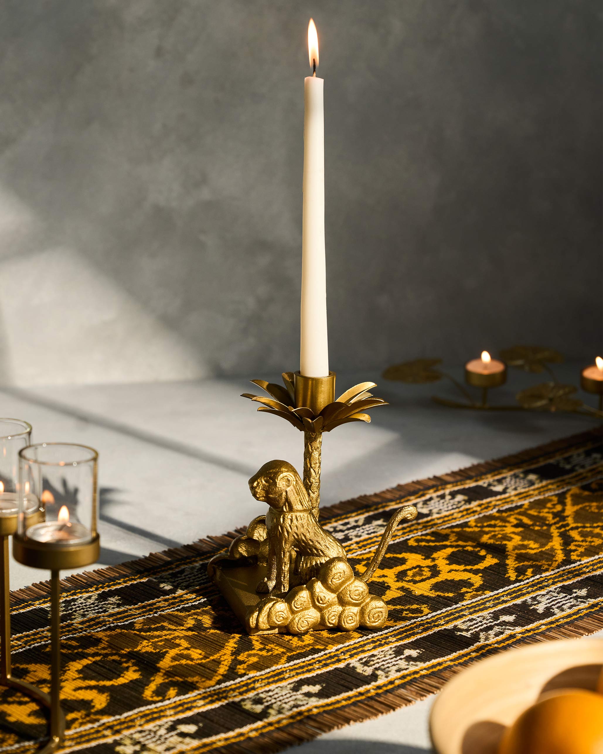 Leopard Candle Holder