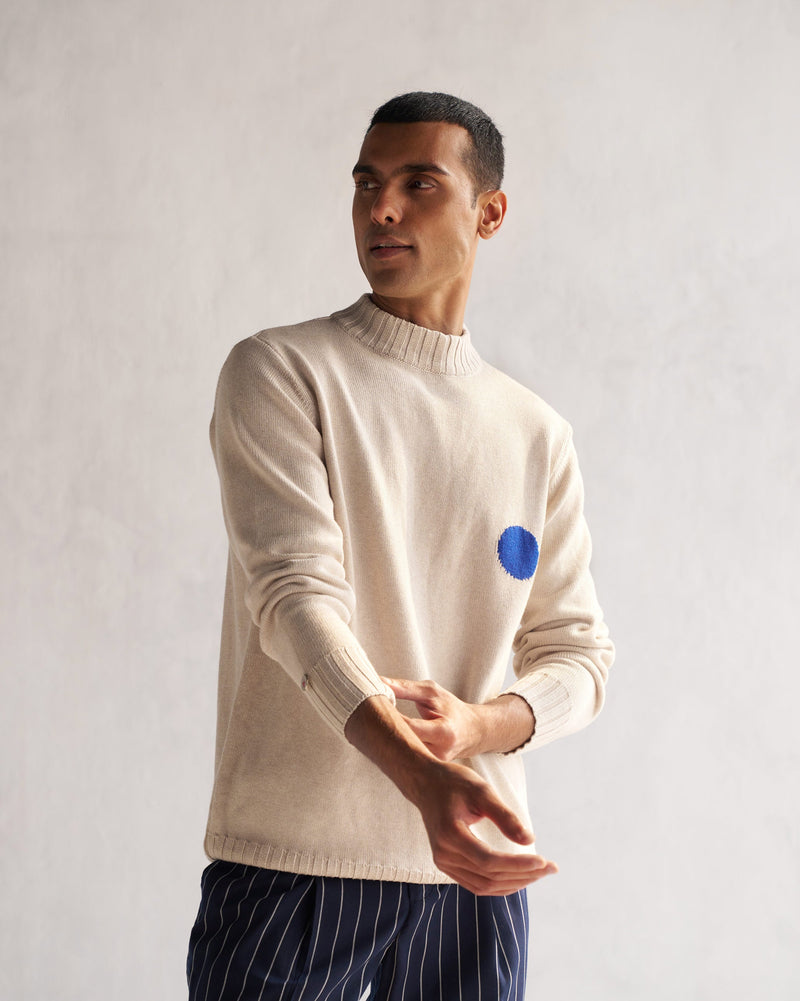 Coast Crew-Neck Sweater - Oatmeal