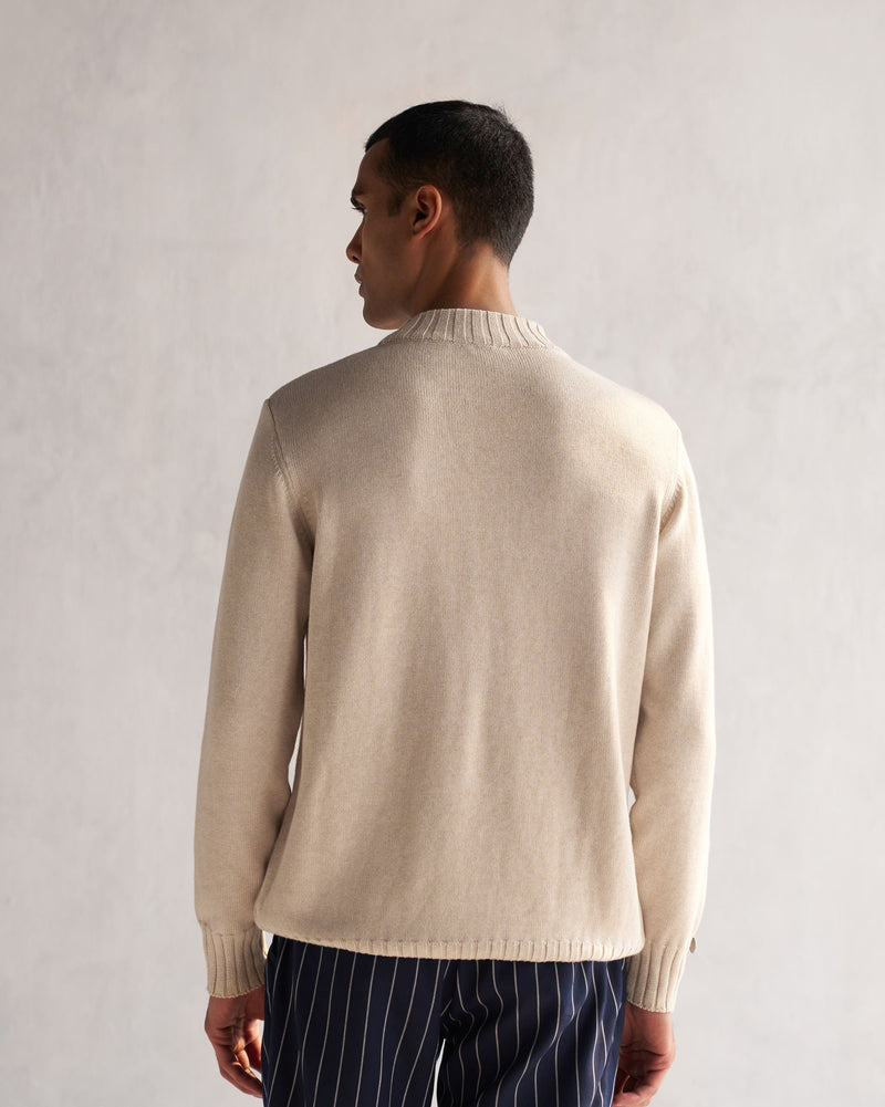 Coast Crew-Neck Sweater - Oatmeal