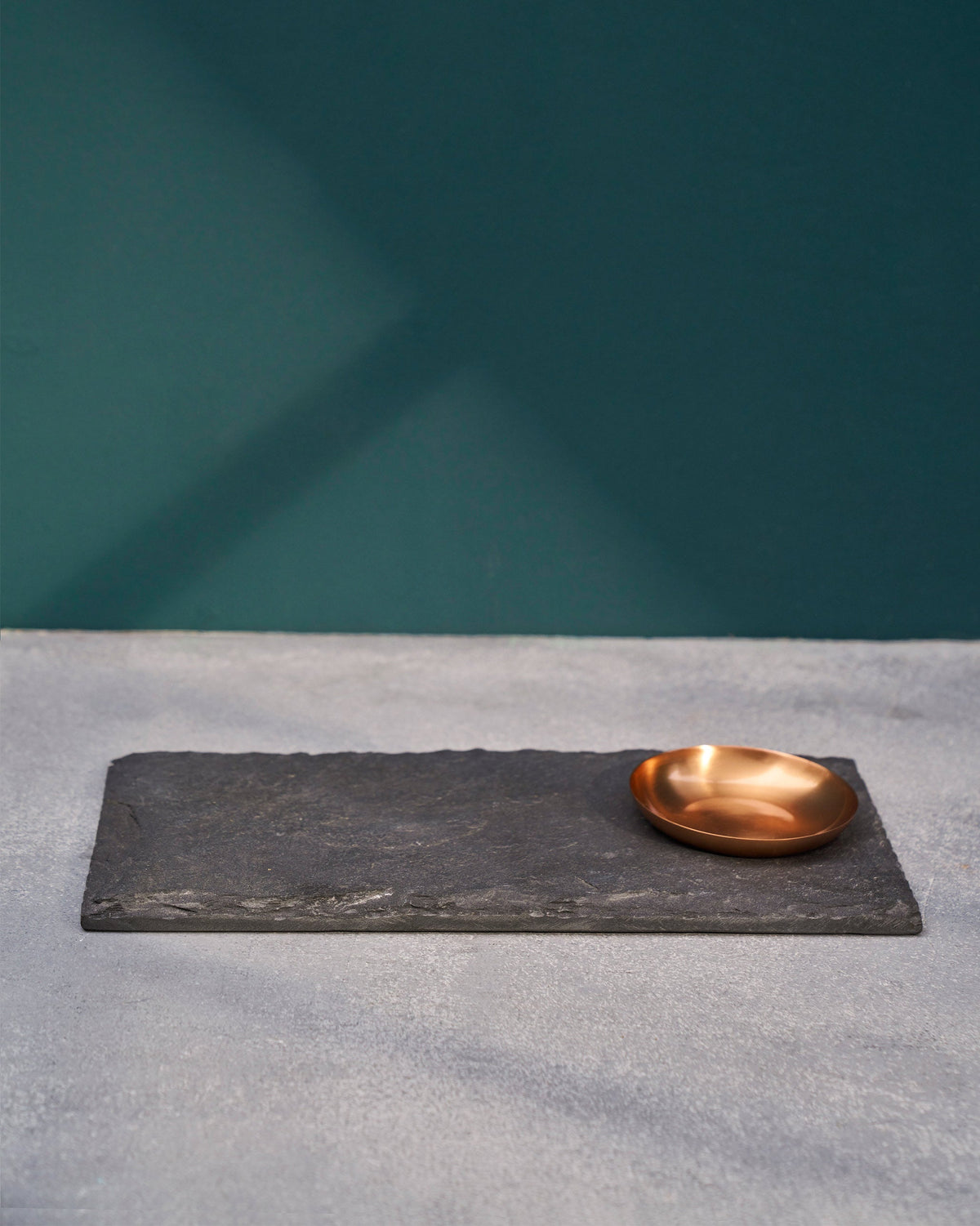 Luna Chip & Dip Platter with a small round gold-toned bowl at one corner.