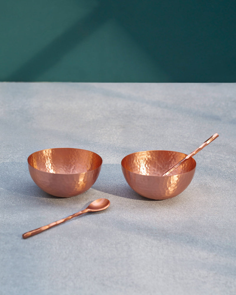 Russet Nut Bowl with Spoon (Set of 2) - TSSxNB