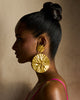 Lotus Leaf Earring - Gold