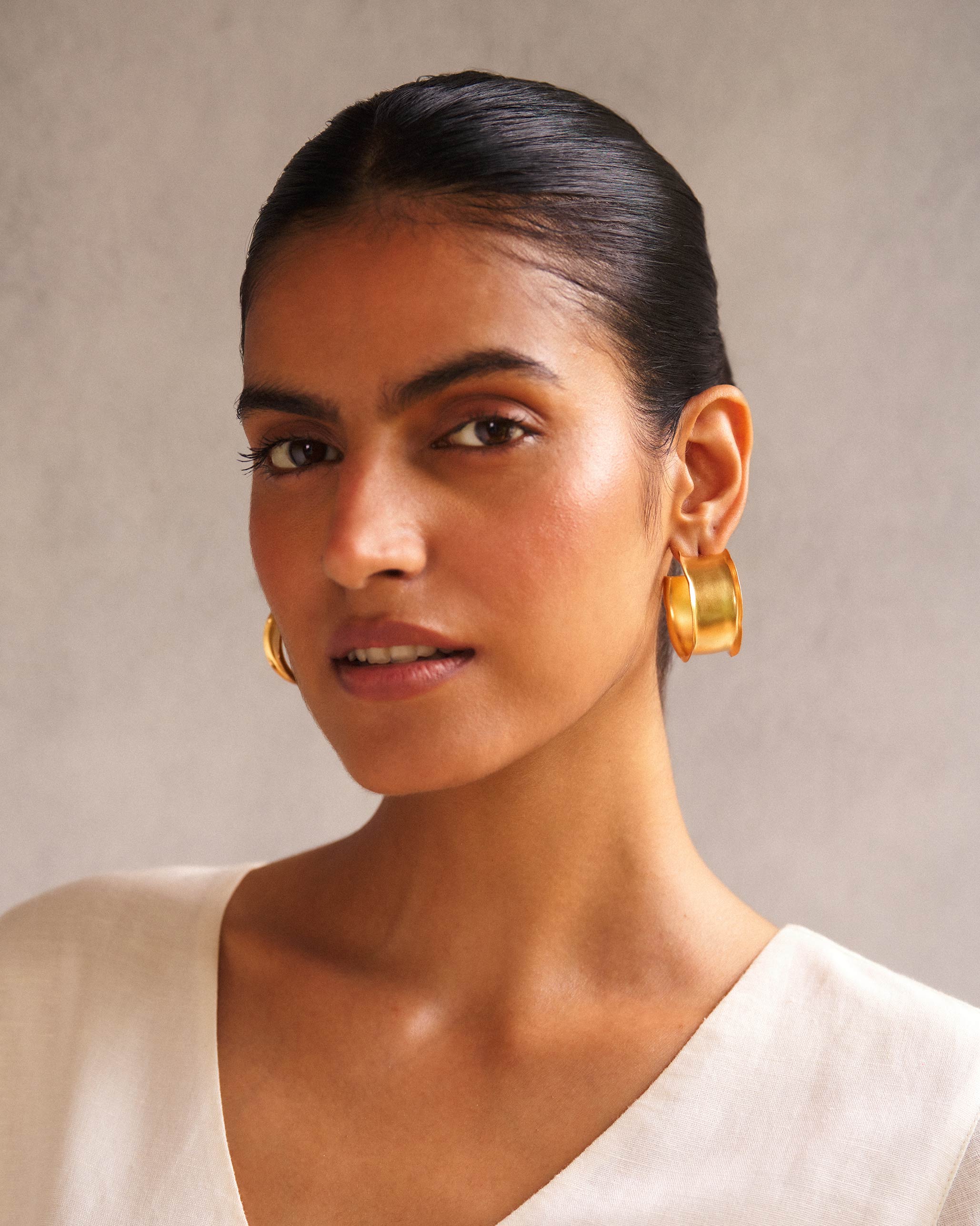 Batur Hoops Thick - Gold