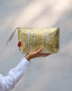 Seher Clutch - Silver & Gold