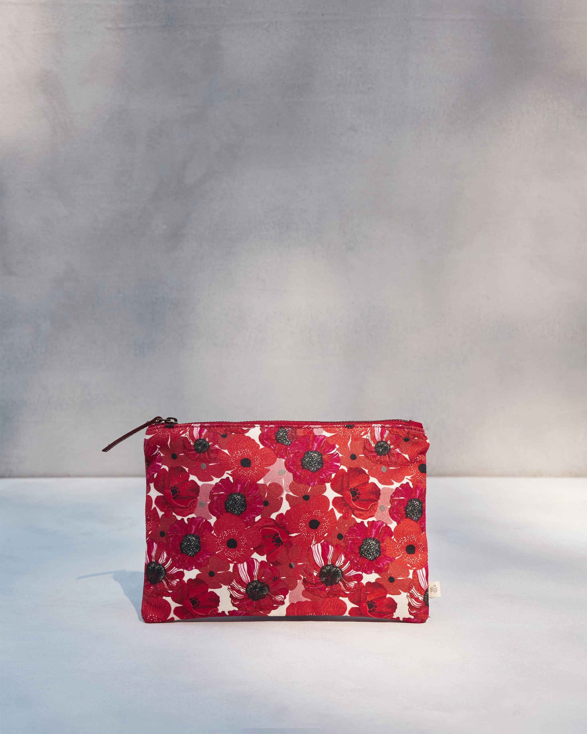 Wildflower Midi Pouch - Red