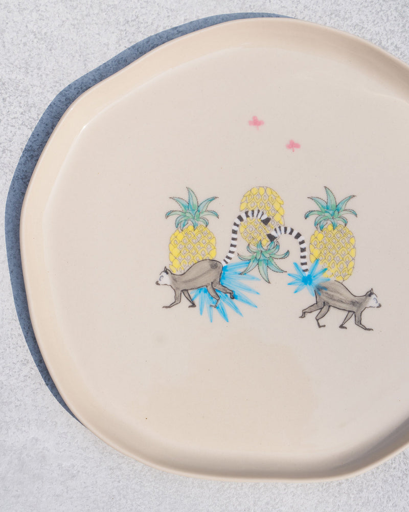 Ananas Quarter plate