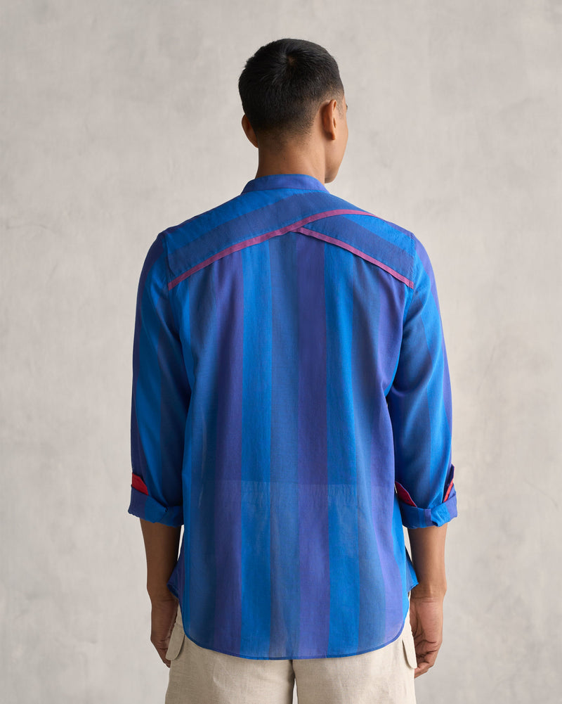 Neil Shirt - Blue Stripes