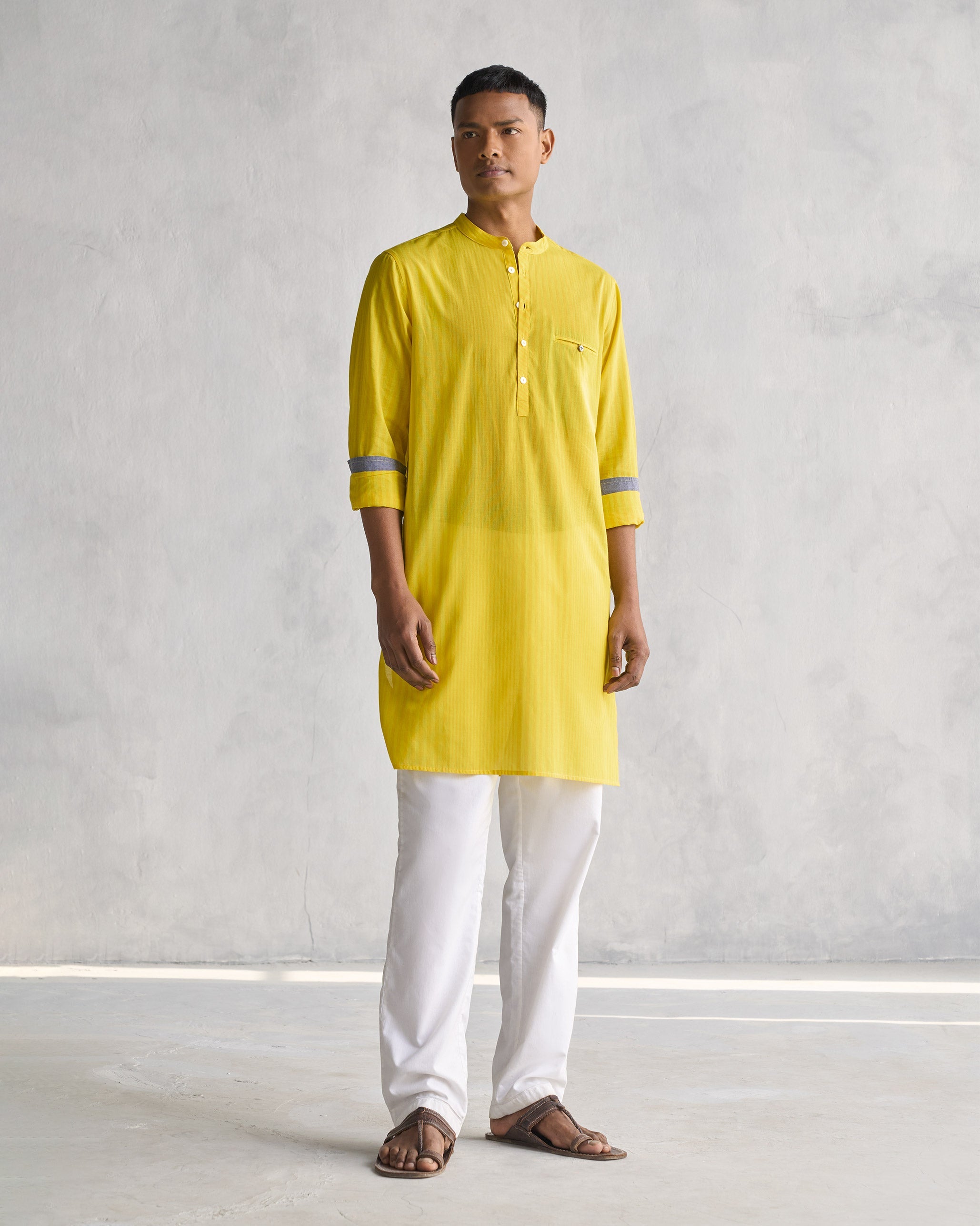 Pondicherry Kurta - Yellow