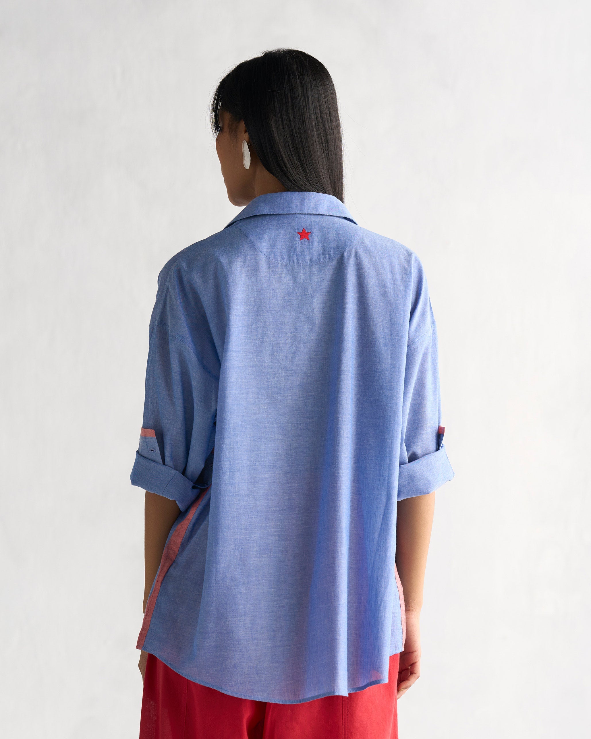 Oversized Shirt - Blue