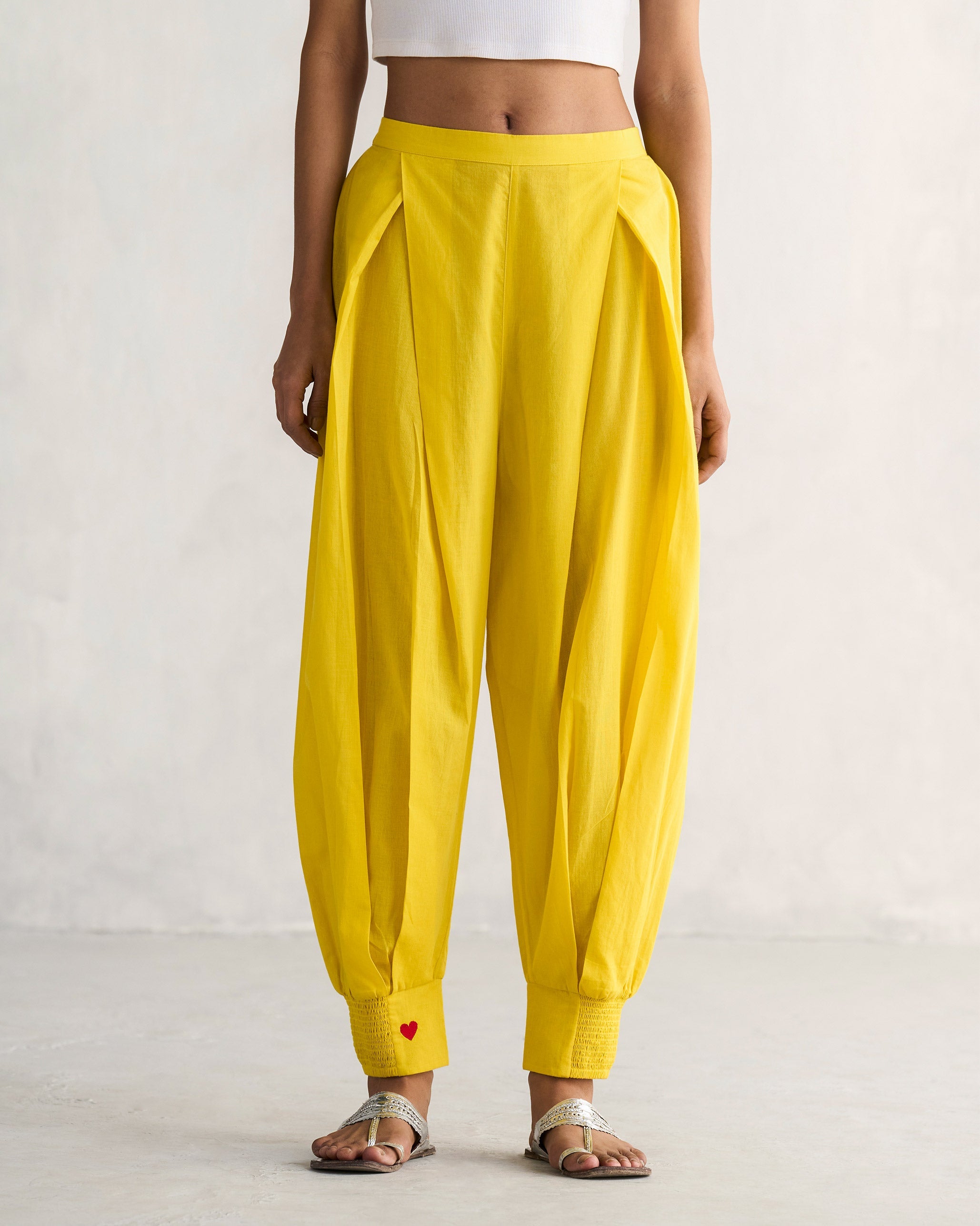 Puff Pants - Yellow