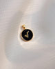 Alphabet C Charm- Black & Gold