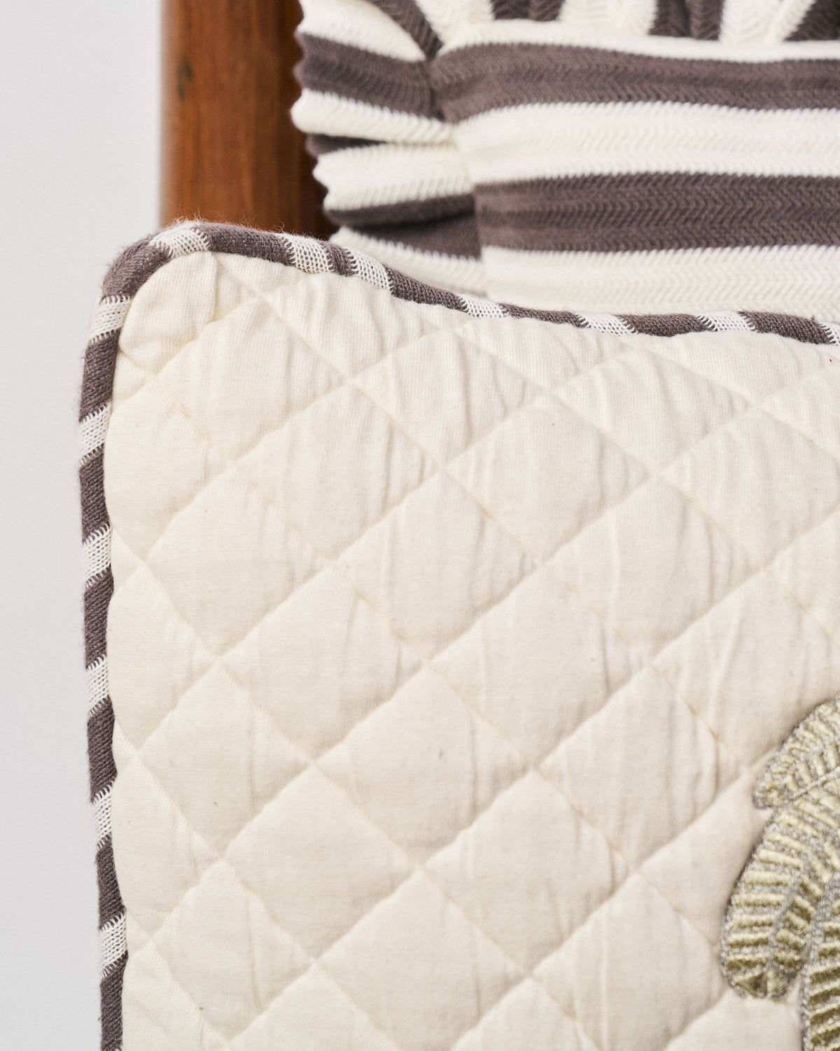 Quilted Palm Cushion Cover