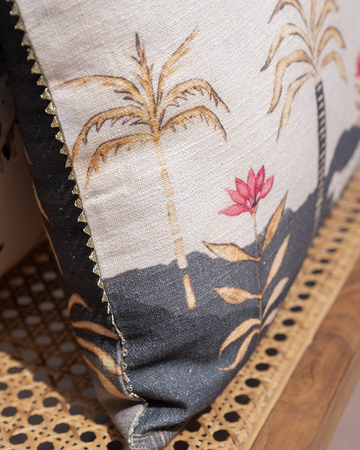 Midnight Jungle Cushion Cover
