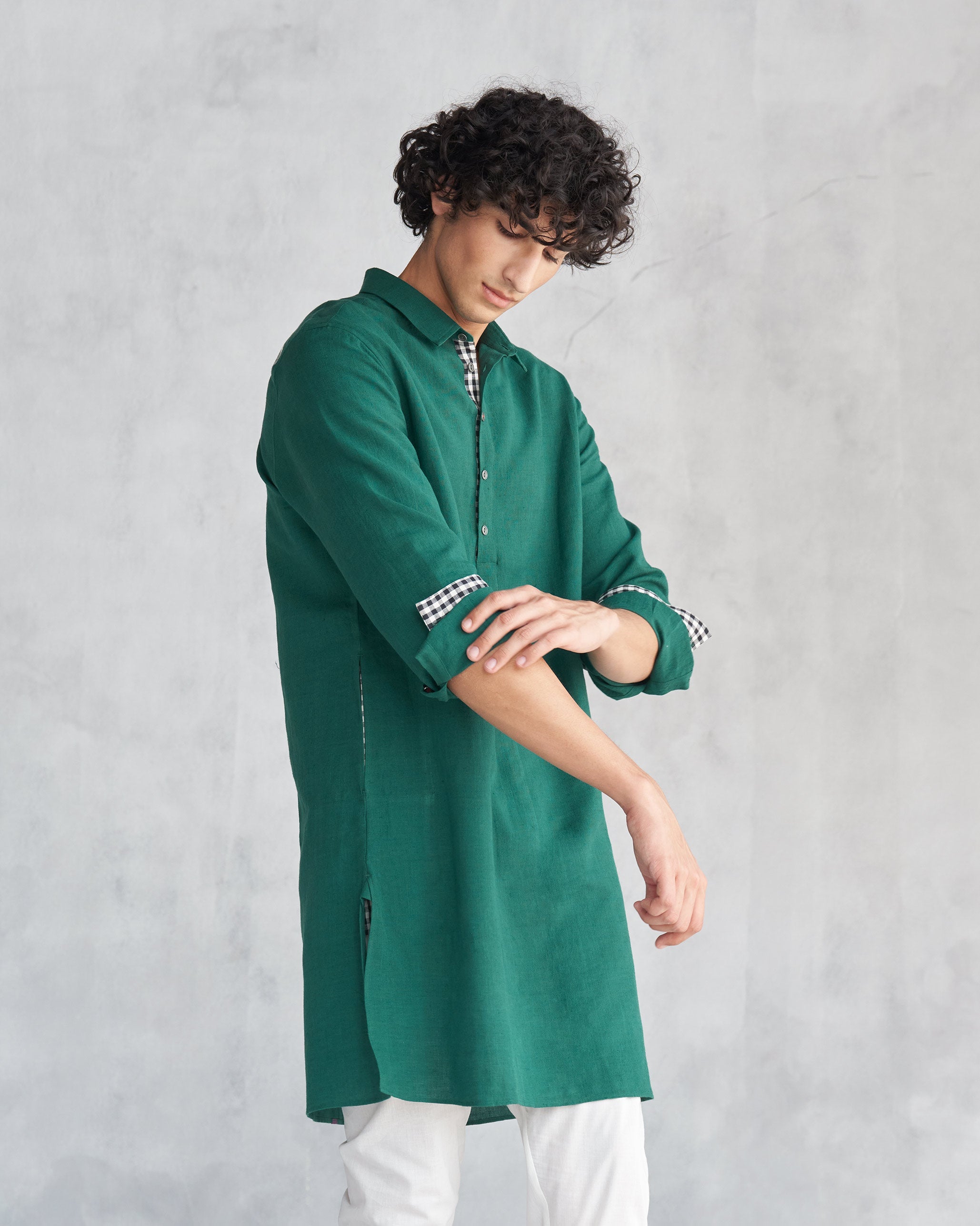 Comoros Kurta - Green