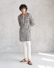 Nizamuddin Kurta - Black & Ivory