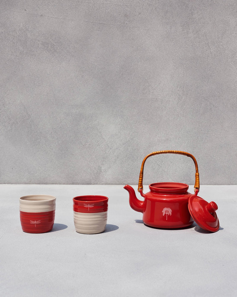 Scarlet Teapot & Tumbler set