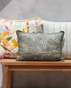 Raha Lumbar Cushion Cover - Charcoal