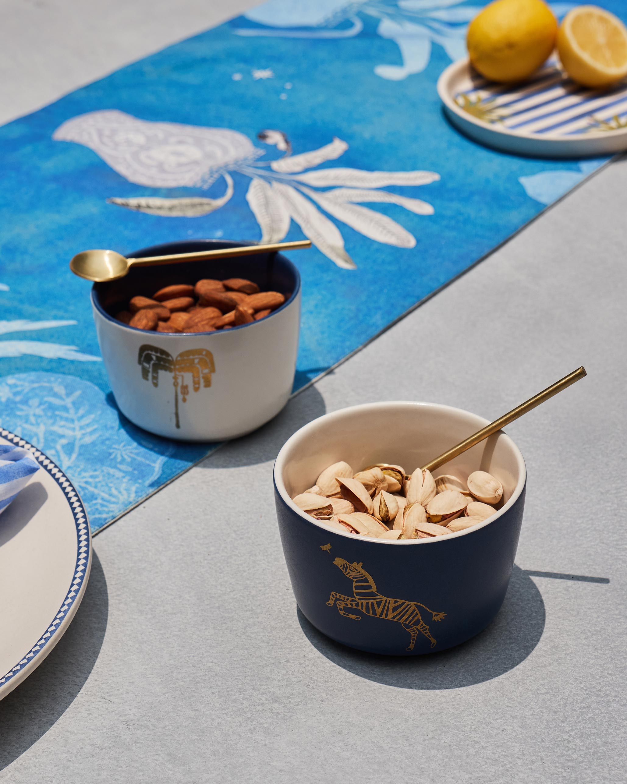 Sahara Nut bowl with Spoons - Set of 2