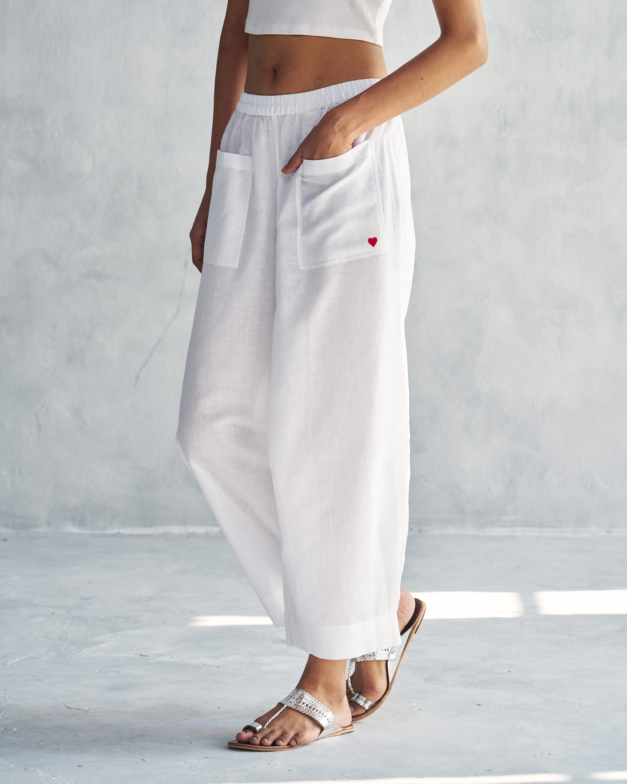 Serene Pants - White