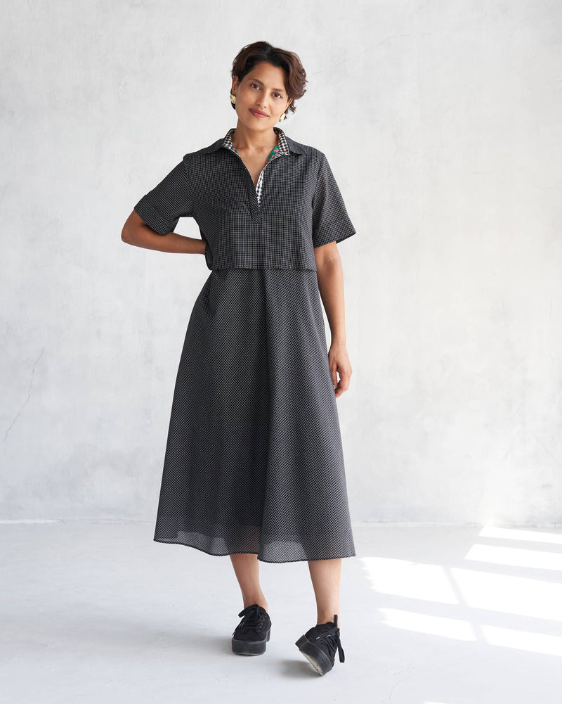 Kuro Shirt Dress - Black