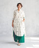 Smocked Back Kurta - Ivory