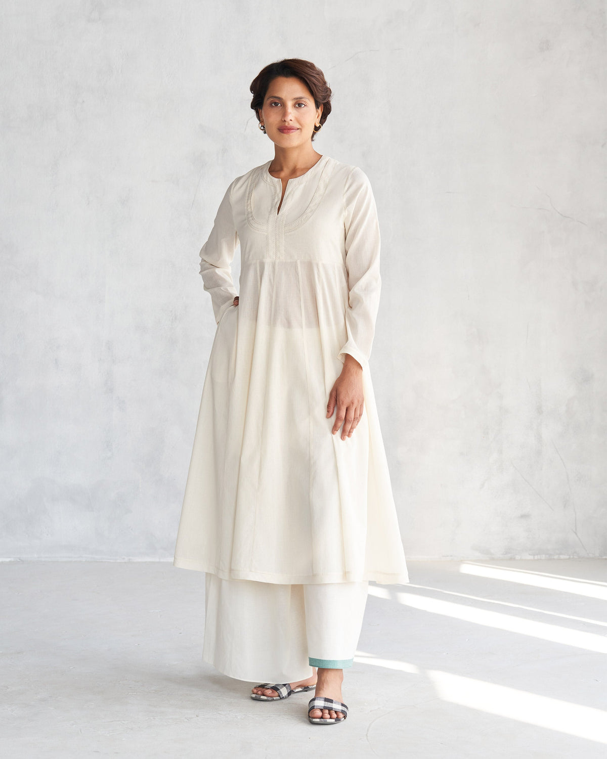 Tisya Kurta - Ivory
