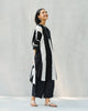 Lazy Sunday Tunic - Black & Ivory