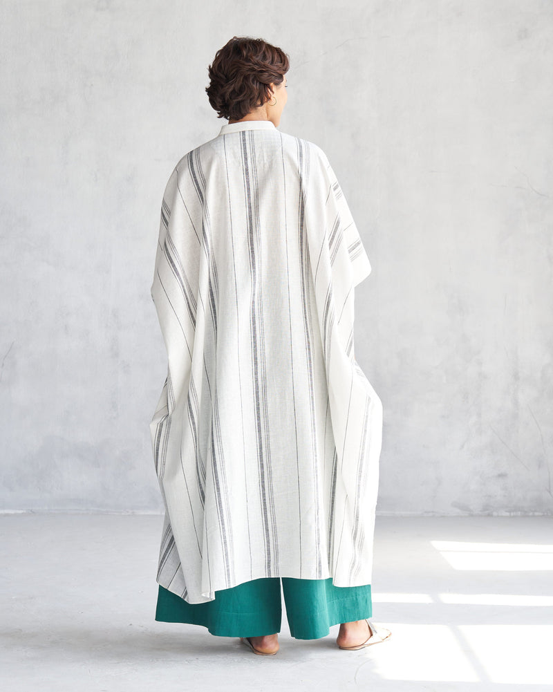 Collared Kaftan - Ivory