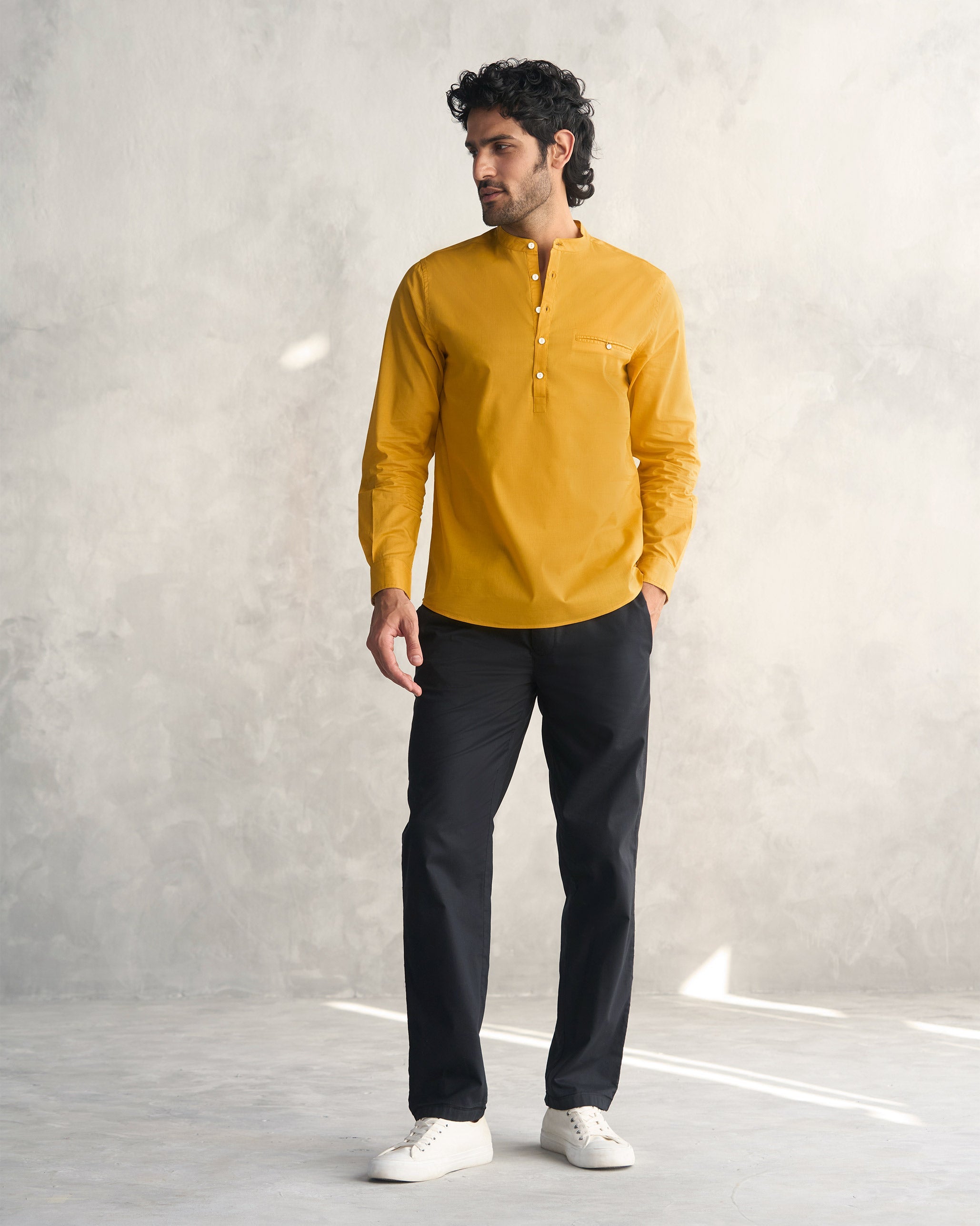 Pondicherry Shirt - Ochre