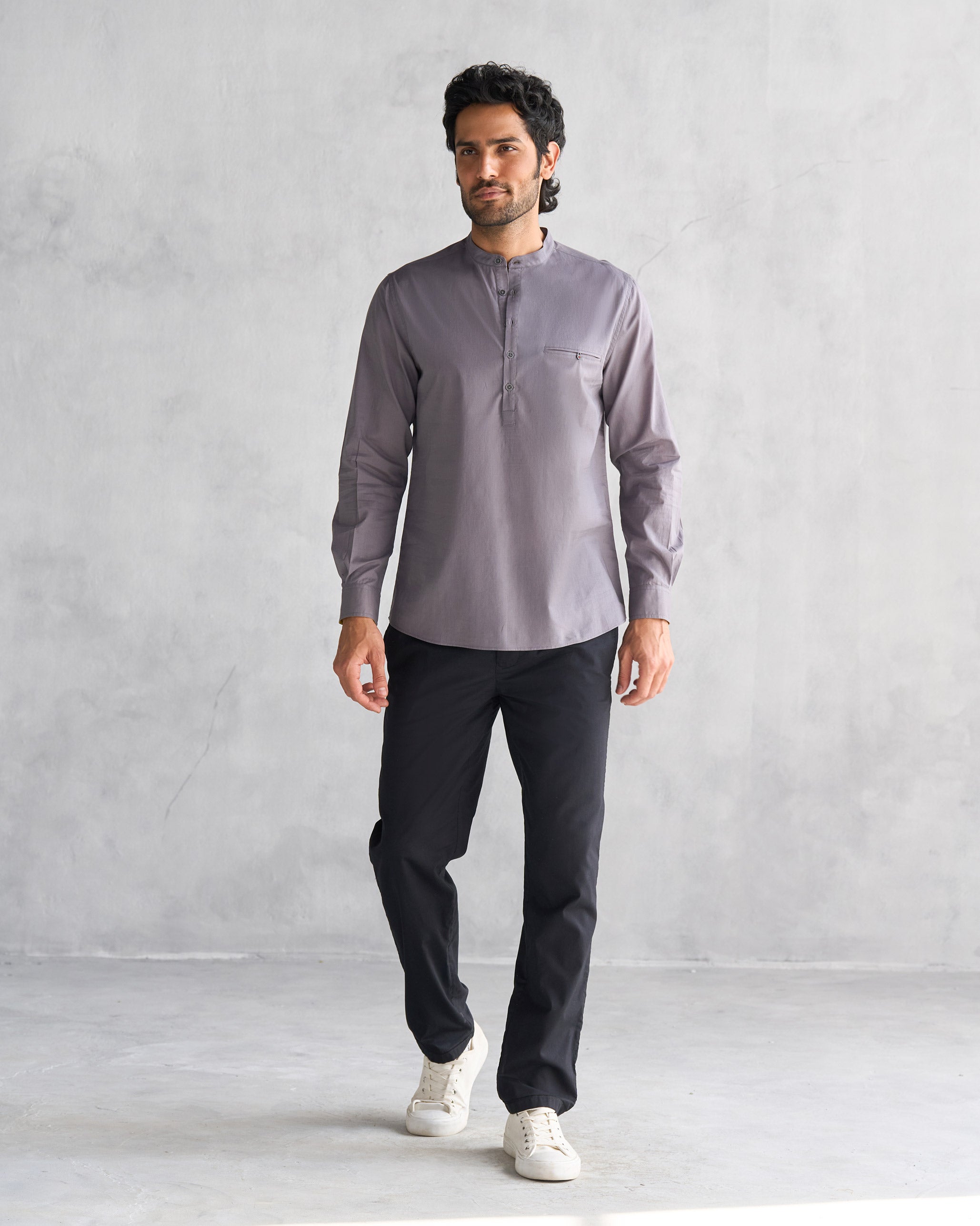 Pondicherry Shirt - Charcoal