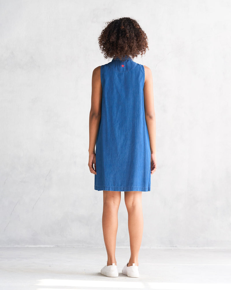 Aung Dress - Blue